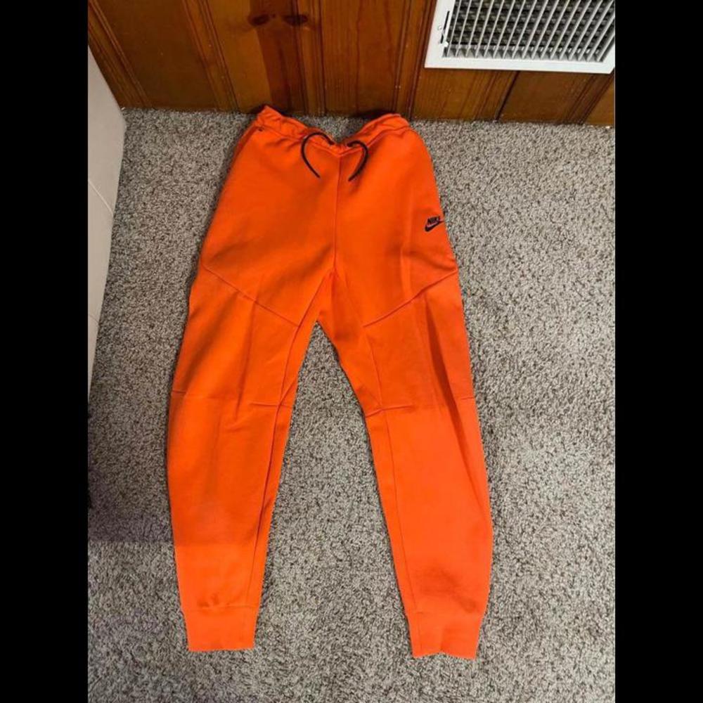 Orange Nike Tech Jogger